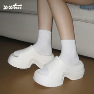 Hot-Selling Fashion Outdoor Music Slippers for Women - EVA Sole, Thick Heel, Summer Sandals N4EY