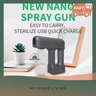 Q8 500ML USB handheld wireless charging nano spray gun disinfection gun nano spray gun