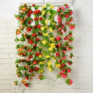 Ornamental Plants Climbing Flowers Size ± 2.2-2.3 meters Fake Flowers Home Wall Decoration Decorativ