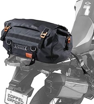 DOPPELGANGER DBT511 Tarpaulin Touring Drum Bag, Waterproof Touring Bag for Motorcycles, Capacity 7.9