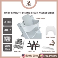 XMOM BABY GROWTH DINING CHAIR Seat Cushion Set & Safety Belt for Baby Growth Dining Chair (Accessori