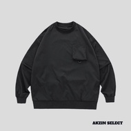 {AKZIN Selection} Three-Dimensional Pocket Functional Sweatshirt Dupont Material Water-Repellent Det