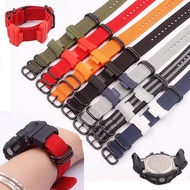 Adapters(16mm) and 1 Piece HD Conversion RAF NATO Nylon Watch Band Strap Kit for Casio GShock MIL-Sh