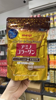 Meiji Amino Collagen+CoQ10 &amp; Rice Germ Extract 5,000mg (196g) เมจิ อะมีโน คอลลาเจน