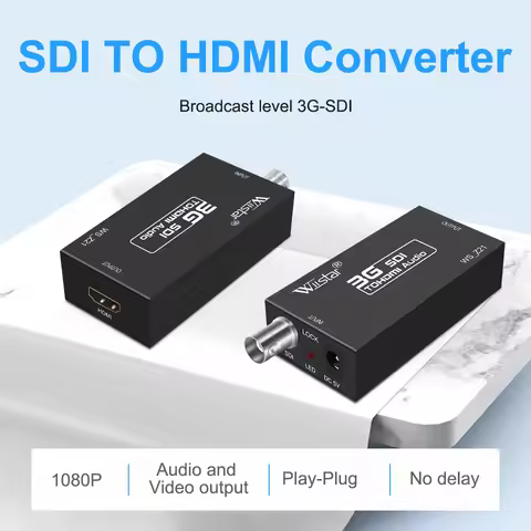 SDI To HDMI Converter 5V Support HD-SDI/3G-SDI For Display HDTV Projector Audio Video Adapter Full H
