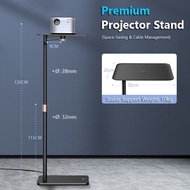 Premium Projector Floor Stand Space Saving Projector Stand Adjustable Height Support Lumos Ray Auro
