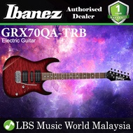 Ibanez Gio GRX70QA-TRB Solid Basswood Body Electric Guitar Transparent Red Burst (GRX70QA)