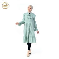 Jubah muslimah gamis dress/Tunik Blouse kekini/ Yuki Tunik   Muslim Busui Friendly SetRemaja Pakaian muslim wanita/By AM