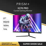 PRISM+ X270 PRO | 27'' 165Hz 1ms | 1500R Curved WQHD Adaptive-Sync Gaming Monitor [2560 x 1440]