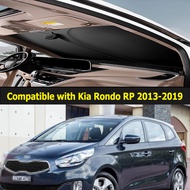 Car Windshield Sunshade Compatible With Kia Rondo RP 2013-2019 RHD Car Interior Shading Plate Front 