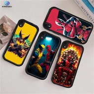 RK29 Deadpool Wolverine hp Plating Casing for iphone XS 8 7 6 X XR Max Plus Soft Silicone Shell Soft