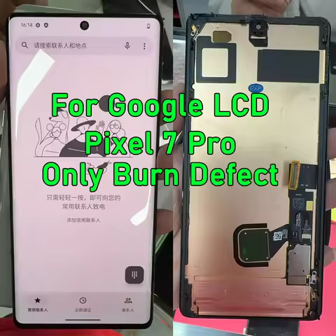 6.7" AMOLED With red Burn For Google Pixel 7 Pro LCD Display Touch Screen Digitizer Assembly For Goo