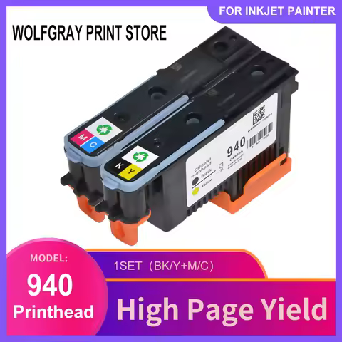 2PCS Compatible Printhead for HP 940 C4900A Print head for HP940 Pro 8000 A809a 8500A A910a A910g A9