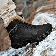 Waterproof Winter Cotton Shoes Winter Warm Men'S Cotton Boots Outdoor Snow Boots ZVGM F5XW
