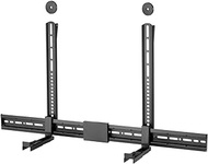 Monoprice Heavy Duty Universal Sound Bar Mount Bracket Above or Under TV, Extends 3.4"-6.1", Fits Most Soundbars Up to 33 Lbs, Anti-Skid Base, 3 Installation Options, Max VESA 800x400mm