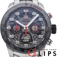 TAG Heuer Carrera Calibre Heuer 02 Chronograph Ayrton Senna Edition CBG2013.BA0657 Box, Warranty Car