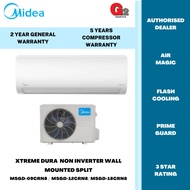 MIDEA 1.0HP/1.5HP/2.0HP R32(MSGD) NON INVERTER AIR COND MSGD-09CRN8/MSGD-12CRN8/MSGD-18CRN8