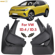 Kepak Lumpur Untuk Volkswagen ID.4 ID.5 VW ID4 ID 4 ID5 ID 5 Pengawal Percikan EV Fender Kepak Lumpu