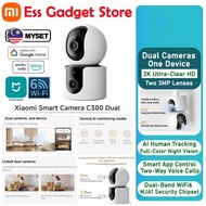 NEW!!! MYSET Global Vesrion Xiaomi CCTV Smart Camera Dual CAM Edition C300 Dual 3MP 2K I C500 Dual 4