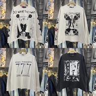 File Real Shot American Style ERD Melancholy Fu Second Generation 777 Graffiti Printed Distressed Co