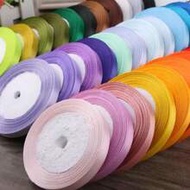 25 Yards Satin Ribbon, 1cm Wide Braided Thin Ribbon, Gift Wrapping Ribbon, For Gifts Cake Packaging 