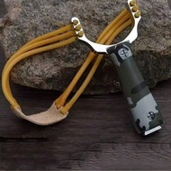 Ná cao su có tay cầm ngụy trang chuyên nghiệp, Ná cao su bắn'súng ngoài trời, kèm 1 dây cao su màu n