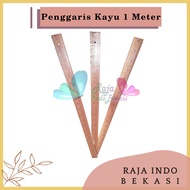 1 Meter Wooden Ruler 1 Meter Thick Ruler 100 Cm Long Wooden Whiteboard Ruler