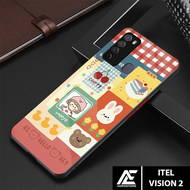Case ITEL VISION 2 - Casing ITEL VISION 2 Case 4D Terbaru 2022 AEROSTORE.ID [ CUTE ] Soft Case Glass