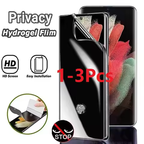 1-3Pcs Anti Spy Privacy Hydrogel Film For Vivo T1 T1X T2X V15S v2026 V2027 V2029 V2111 Y01 Screen Pr