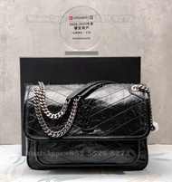 ‼️ 現貨 YSL niki medium in vintage leather（BLACK）💎Carousell官方紫鑽認證🎖️正品優質賣家🎖️合約商戶，交易平台保障。超多details實圖，有意可