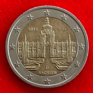 euro Coin Germany 2 2016 2€ Saxony Foreign