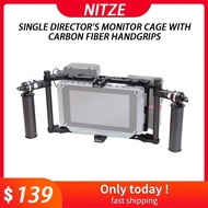 Nitze Single Director's Monitor Cage with Carbon Fiber Handgrips JSQ-003