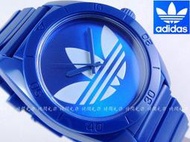 【時間光廊】adidas 愛迪達 藍色 三葉草 女錶/男錶 中性錶 運動錶 全新原廠公司貨 ADH2656