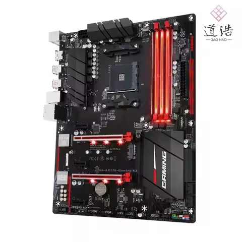 For GA-AX370-GAMING K3 Motherboard 64GB HDMI M.2 SATA3.0 Socket AM4 DDR4 ATX X370 Mainboard 100% Tes