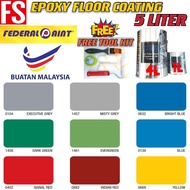 Epoxy PAINT FLOOR COATING (FEDERAL PAINT) Cat Lantai ( 4Liter Paint + 1Liter Hardener )