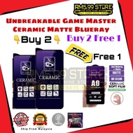 Huawe Buy 2Free1 Gaming Ceramic Matte Blueray Y7P/Y5P/Y7A/Y9 Prime 2019/Y9s/Y6P/Y7 Pro Soft Protecto