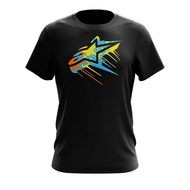 BAJU MOTOR RIDE ALPAN LOGO DESIGN RACING SUPERBIKE RARE KAIN COTTON L-0330