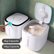ECOCO Rice Storage Container Rice Box Insect Moisture Proof Sealed Pet Food Storage Bekas Beras 米桶