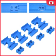 Digital Base Plarail Set: 4凸凸 joints and 4凹凹 joints, Original Blue. Unlimited combinations to foster