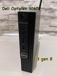 Dell Optiplex 3060 Micro PC intel i3-8100T แรม 8 GB SSD M2 256 GB 🔥มีลายเส้นวินโดว์🔥 มือสองพร้อมใช้งาน