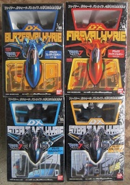 超時空要塞Macross 7 1/65 scale DX VF-17D,VF-17S Stealth ,VF-19改 Fire Valkyrie & VF-19S Blazer 1995日本製