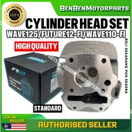 WAVE125 / FUTURE125 FI / WAVE110-FI CYLINDER HEAD SET ASSY + GEAR + ROCKER + HEAD COVER 100% ORIGINA