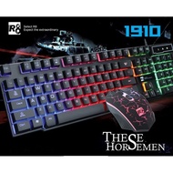 Buy KEYBOARD SET & MOUSE R8 1910 Specialized in 7-Color LED Gaming and GET FREE extremely quiet MOUS