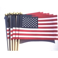 Annin US Stick Flags 4” x 6” Gold Ball Top