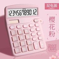 cincin tasbih digital digital tasbih 837 Calculator 12-Bit Solar Dual Power Student Color Calculator