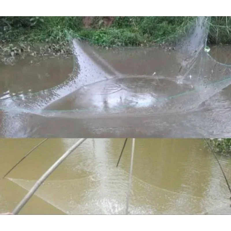 jaring anco jaring bahan anco ikan besar senar 0.25 lubang 2 jari jaring branjang anco jaring ikan