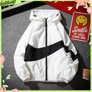 0396 HENRY Unisex Jacket Couple men women plus size sports sunscreen jacket windbreaker jaket sukan 