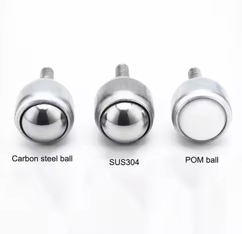 1Pcs CY-12D-CY-40F Roller Ball Universal Wheel With Rod Metal Swivel Ball Caster Wheel DIY Model Fur