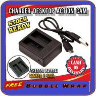 Charger Desktop Action Cam Bpro-5 / Eken / Sbox / Kogan / 4k / Sbox / Sbox s1 / Eken / Vivan / 4k SP