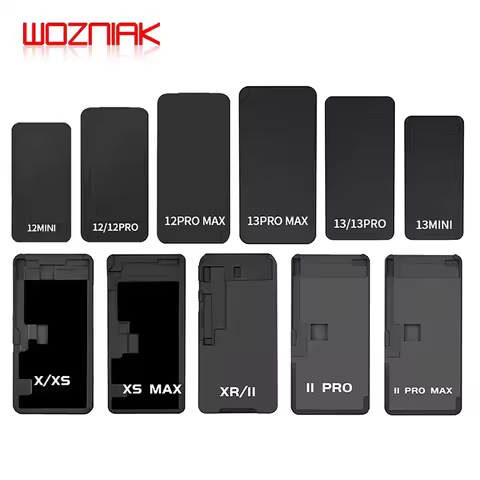 Black Rubber Mat With Flex Cable Space OCA Laminating Mold Mat LCD Screen Refurbish Pad For iPhone 1